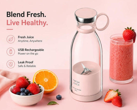 Portable Mini Blender for Fresh Juice (Pack of 1)
